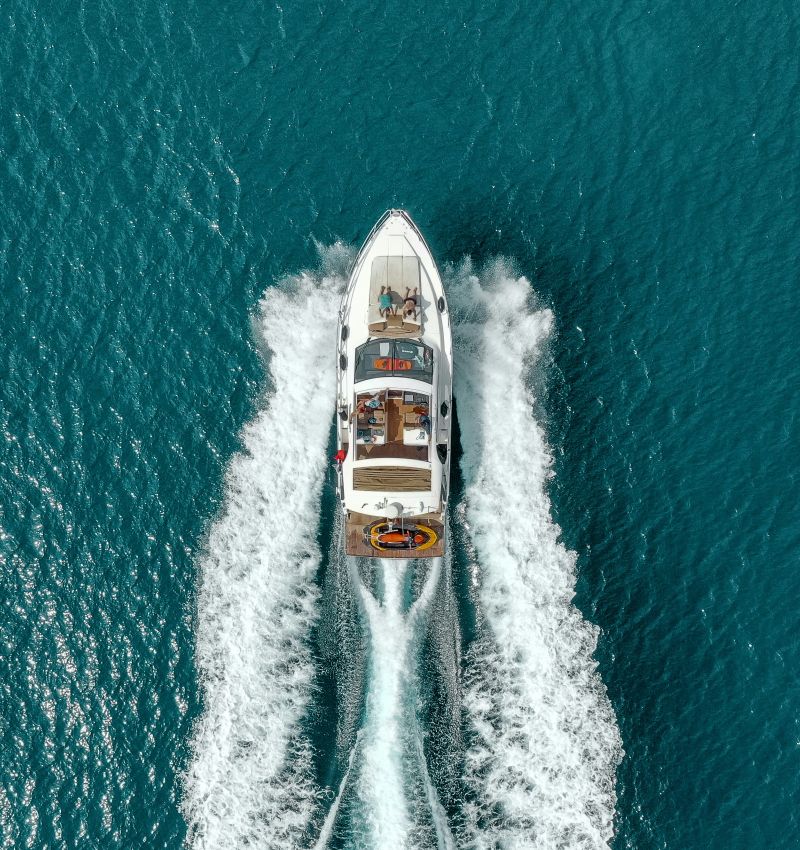 mega yacht sailing in Ibiza