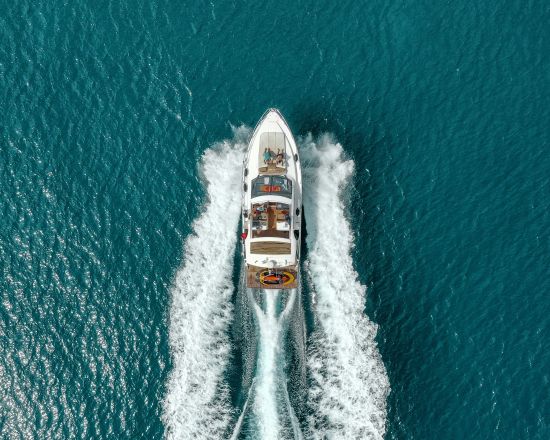 mega yacht sailing in Ibiza
