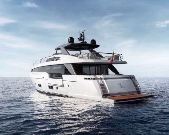 Mega yacht in Ibiza